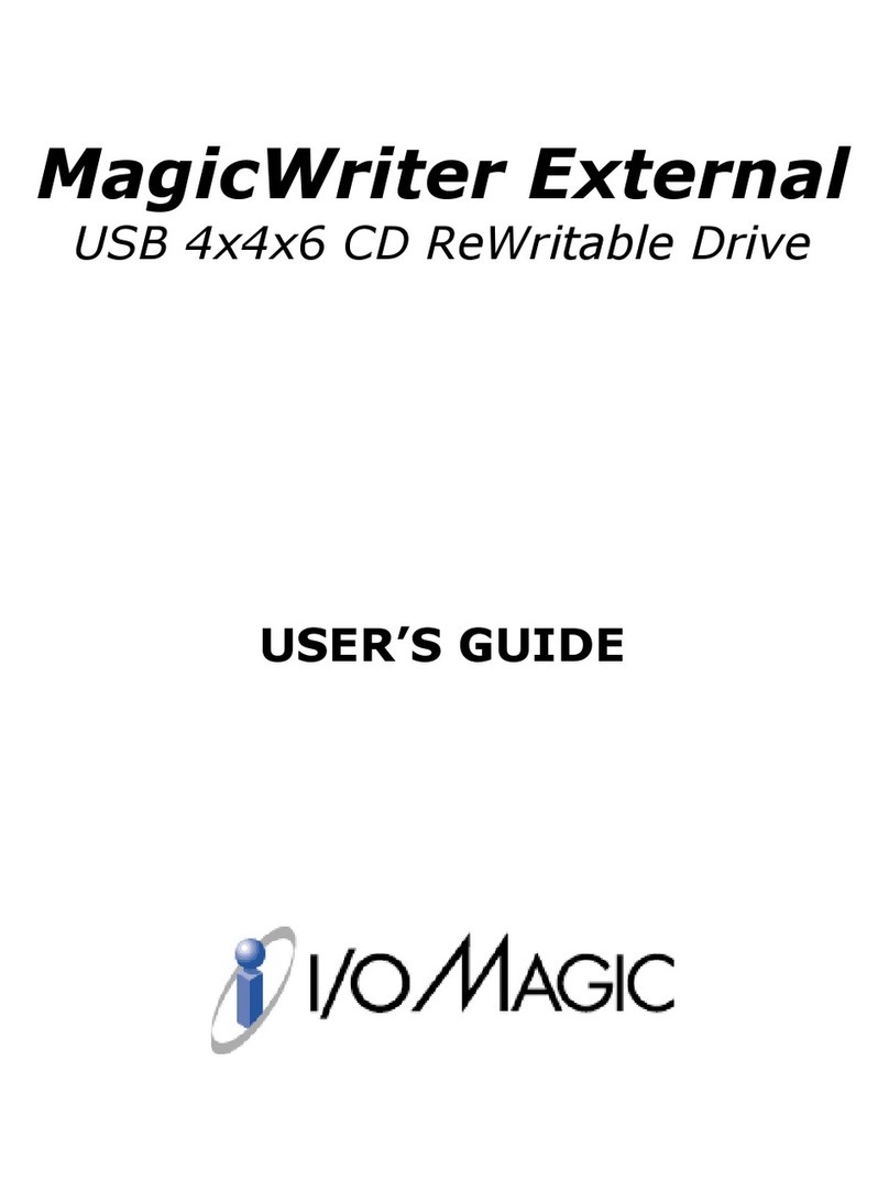 I/O Magic DVD+RW/+R External USB 2.0 DVD ReWritable... Manual de usuario