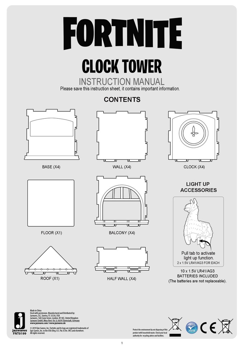 FORNITE CLOCK TOWER Manual de usuario