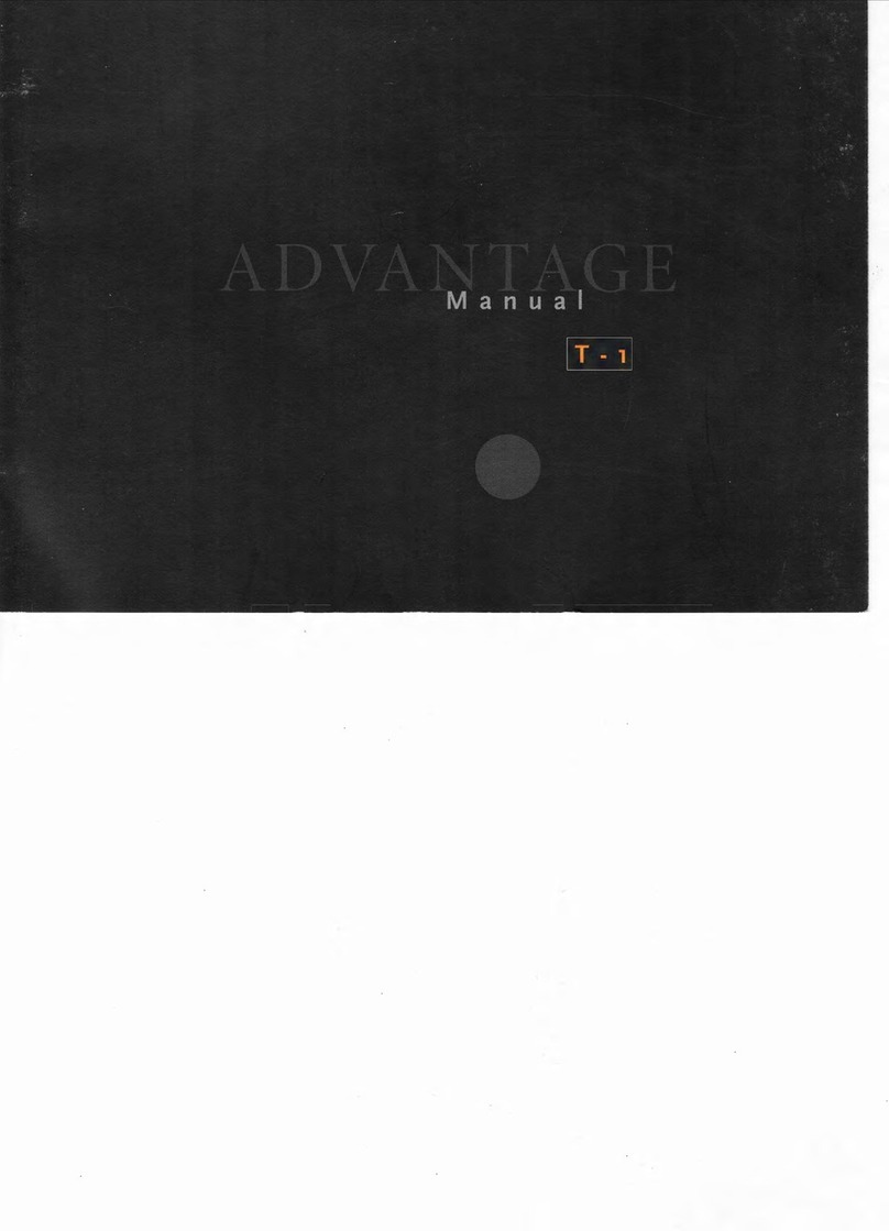 Advantage T-1 Manual de usuario