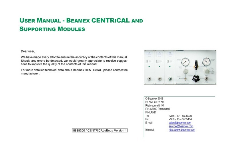 BEAMEX CENTRICAL Manual de usuario