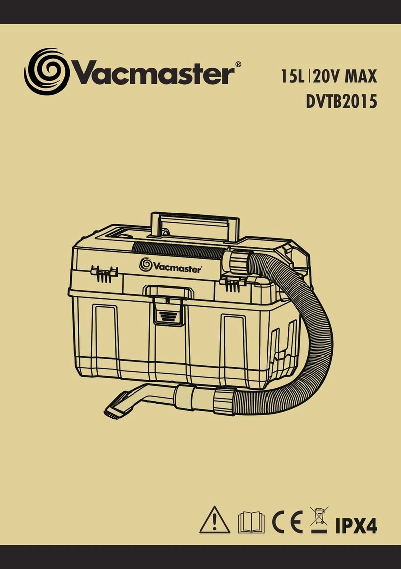 Vacmaster DVTB2015 Manual de usuario