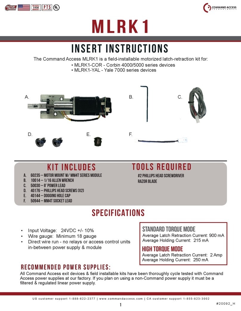 Command access MLRK1 Series Manual de usuario