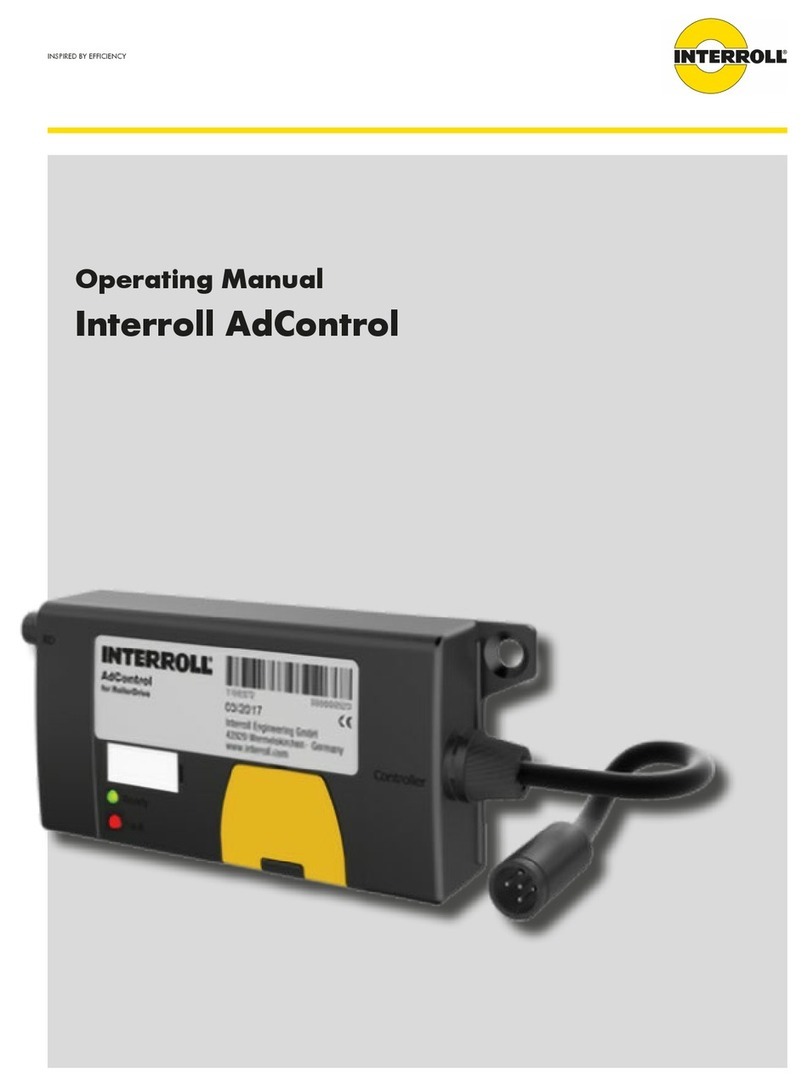 Interroll AdControl Manual de usuario