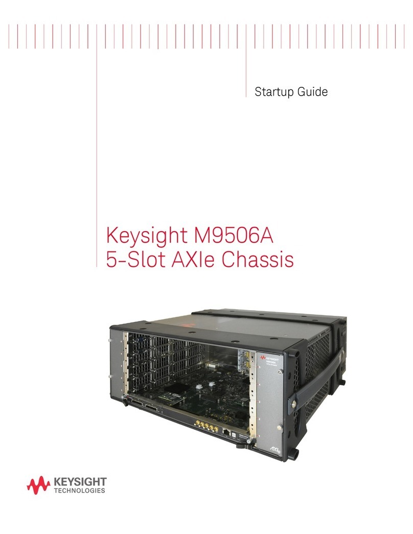 Keysight Technologies M9506A Guía del usuario