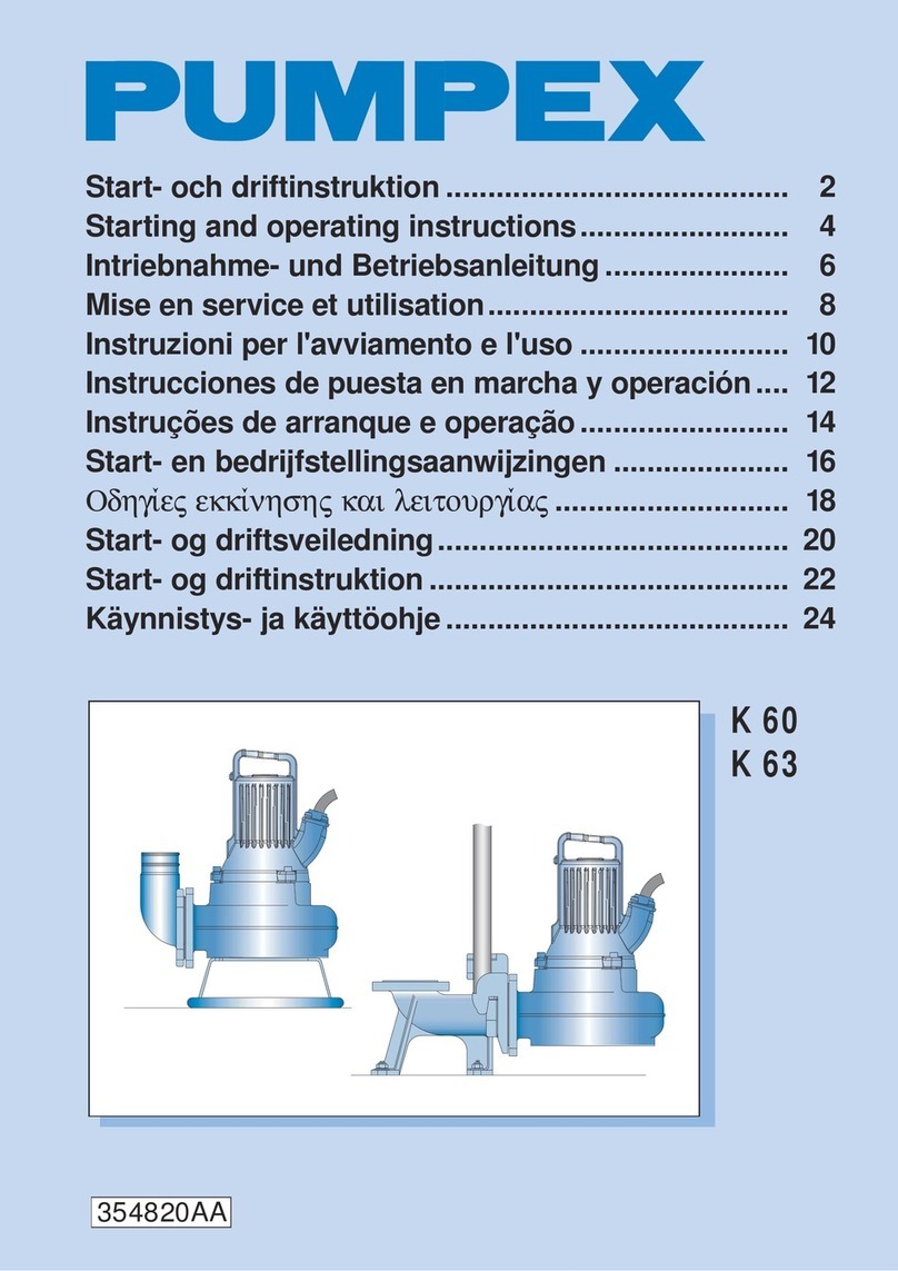 Pumpex K 60 Cómo utilizar