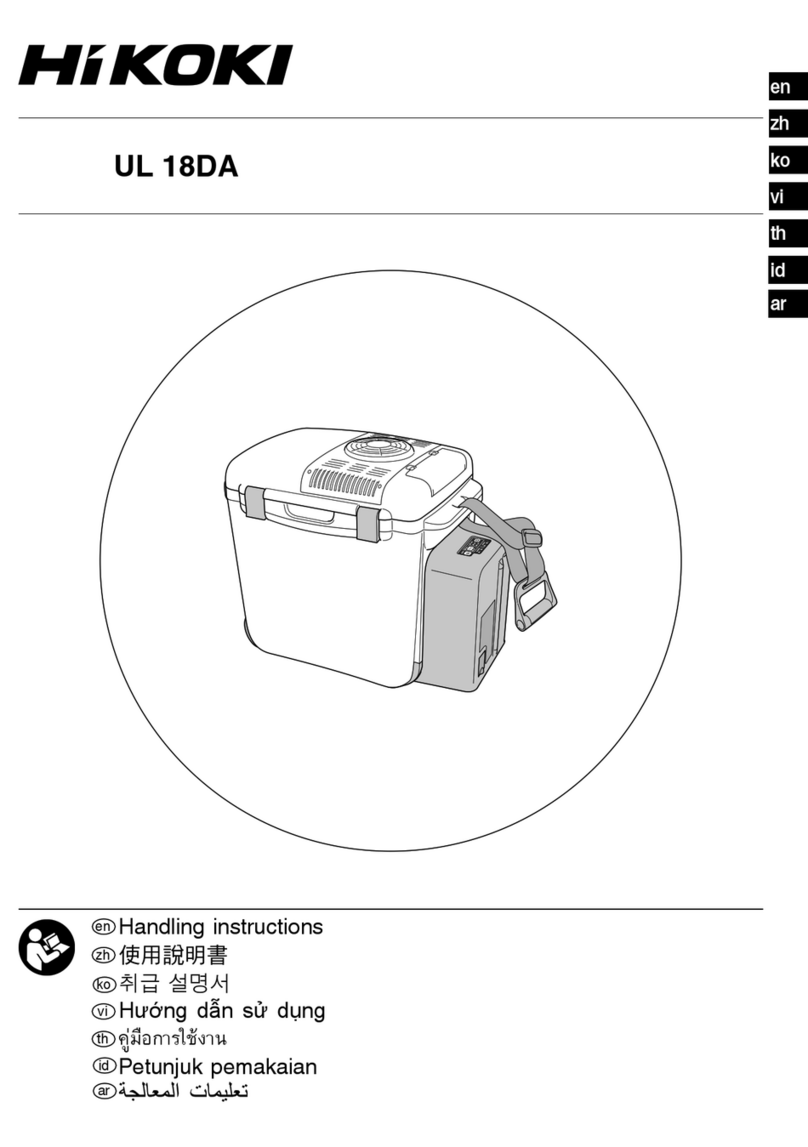 HIKOKI UL 18DA Manual de usuario