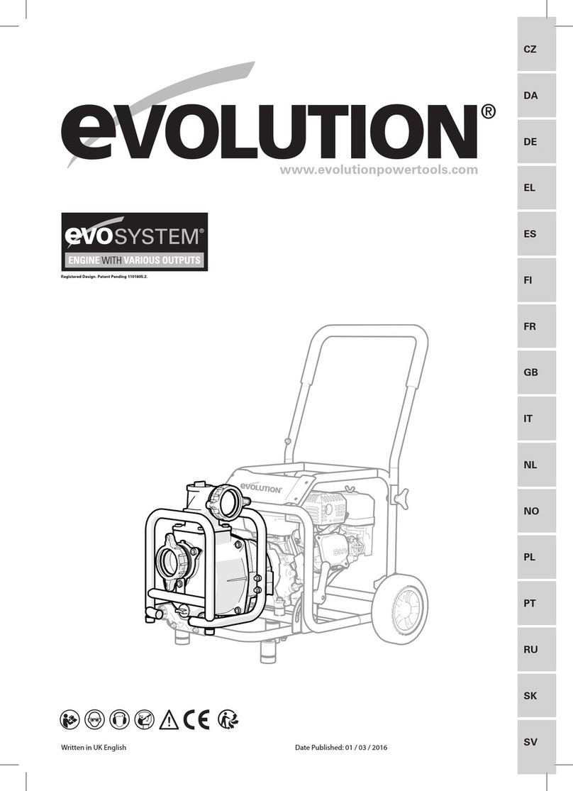 Evolution DWP1000 Instrucciones de operación