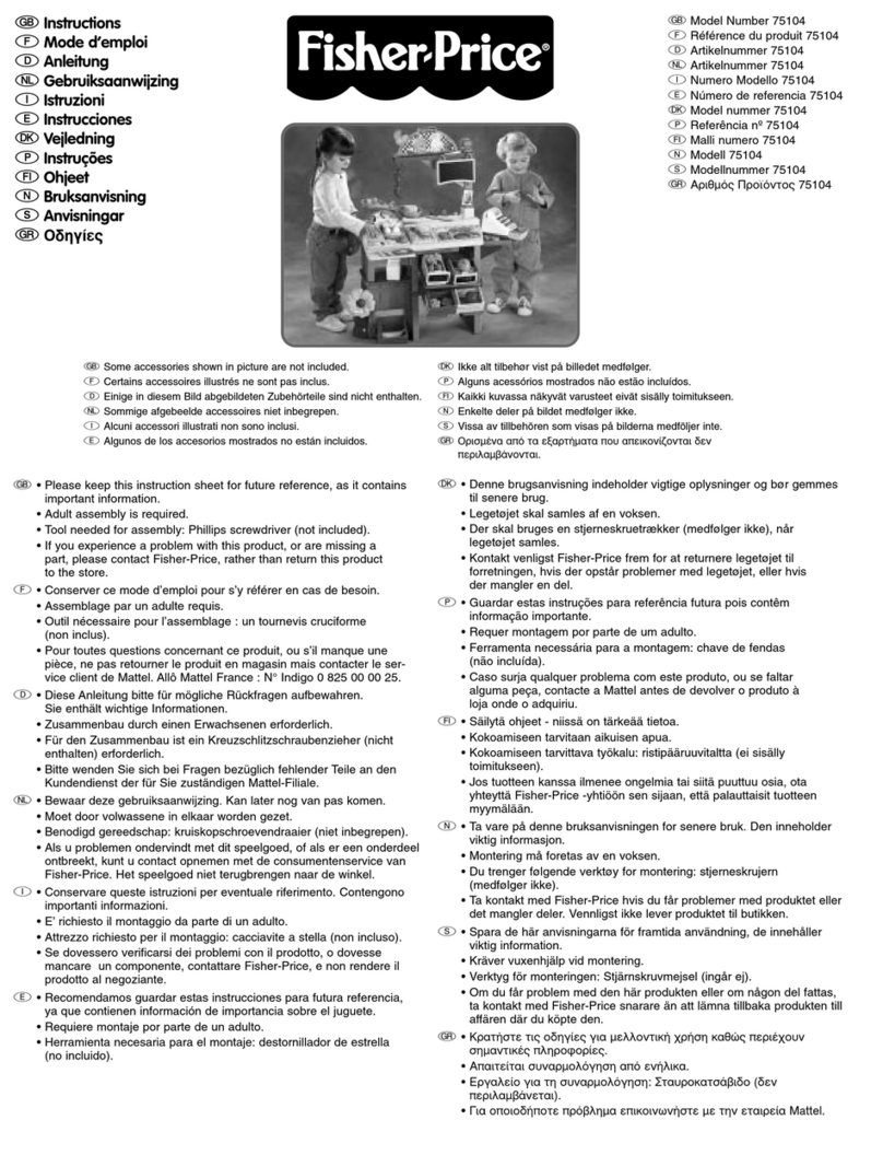 Fisher-Price 75104 Manual de usuario