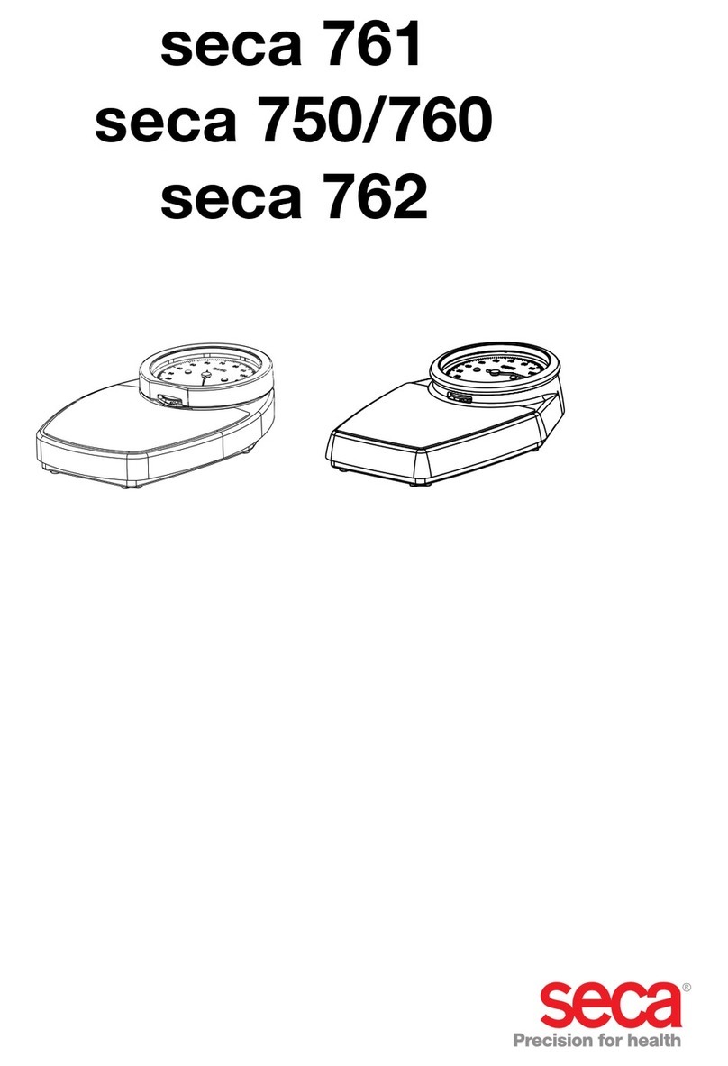Seca colorata 760 Manual de instrucciones