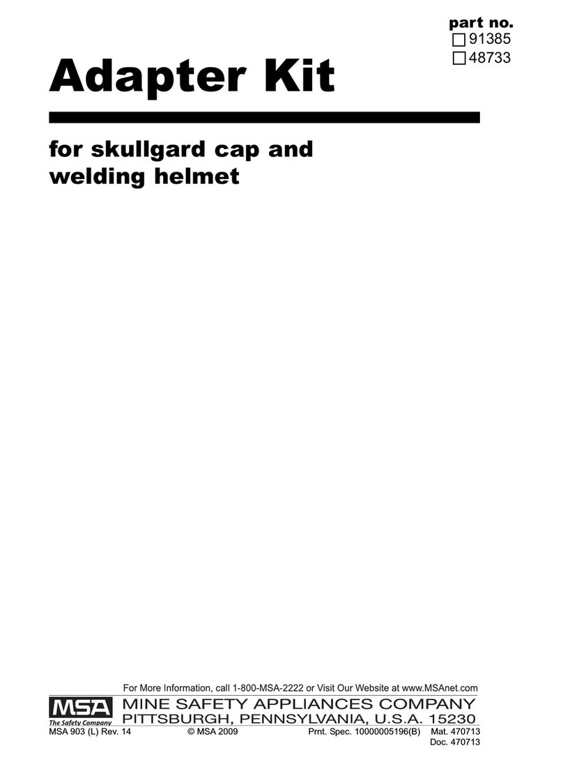 MSA 91385 Manual de usuario MSA 91385 Manual de usuario