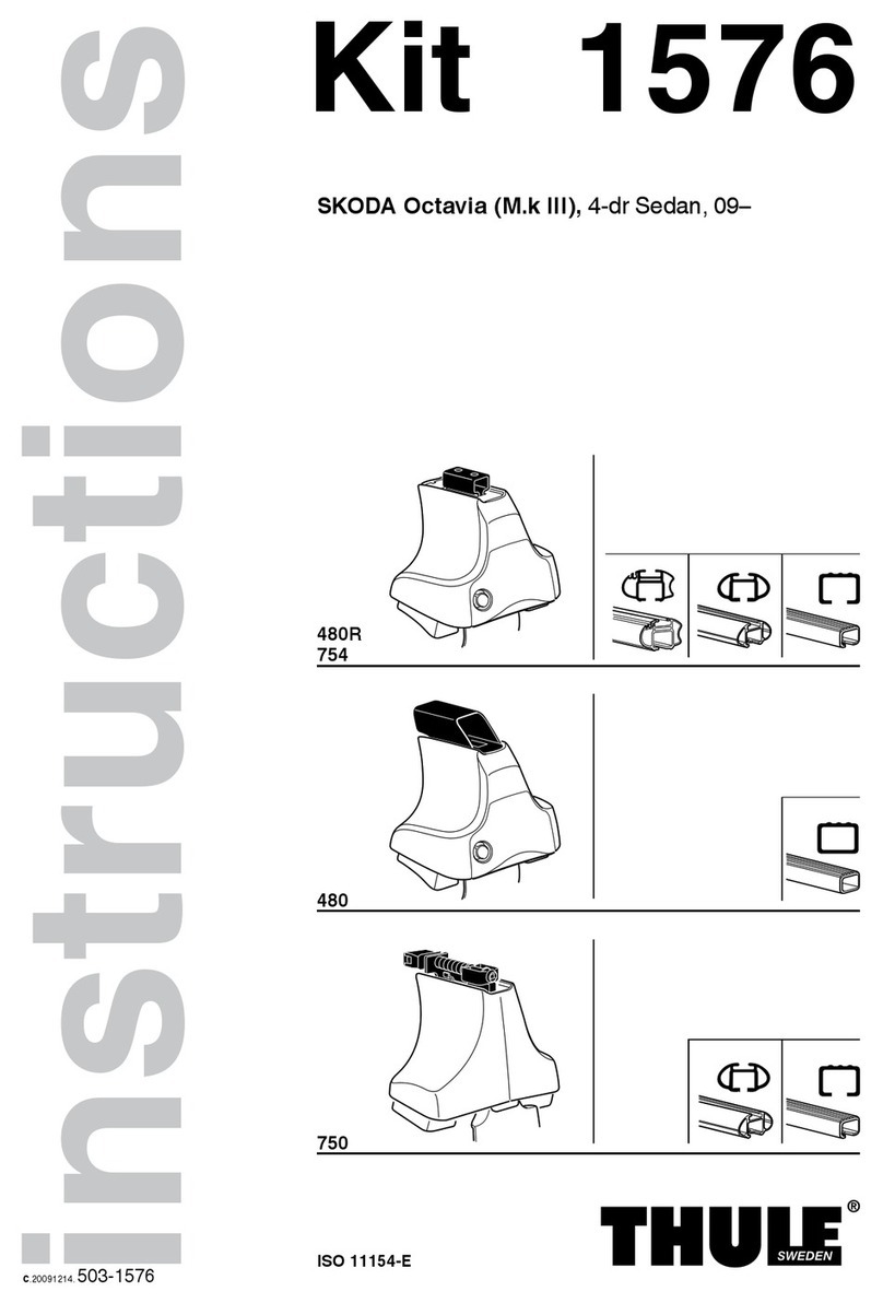 Thule 1576 Manual de usuario