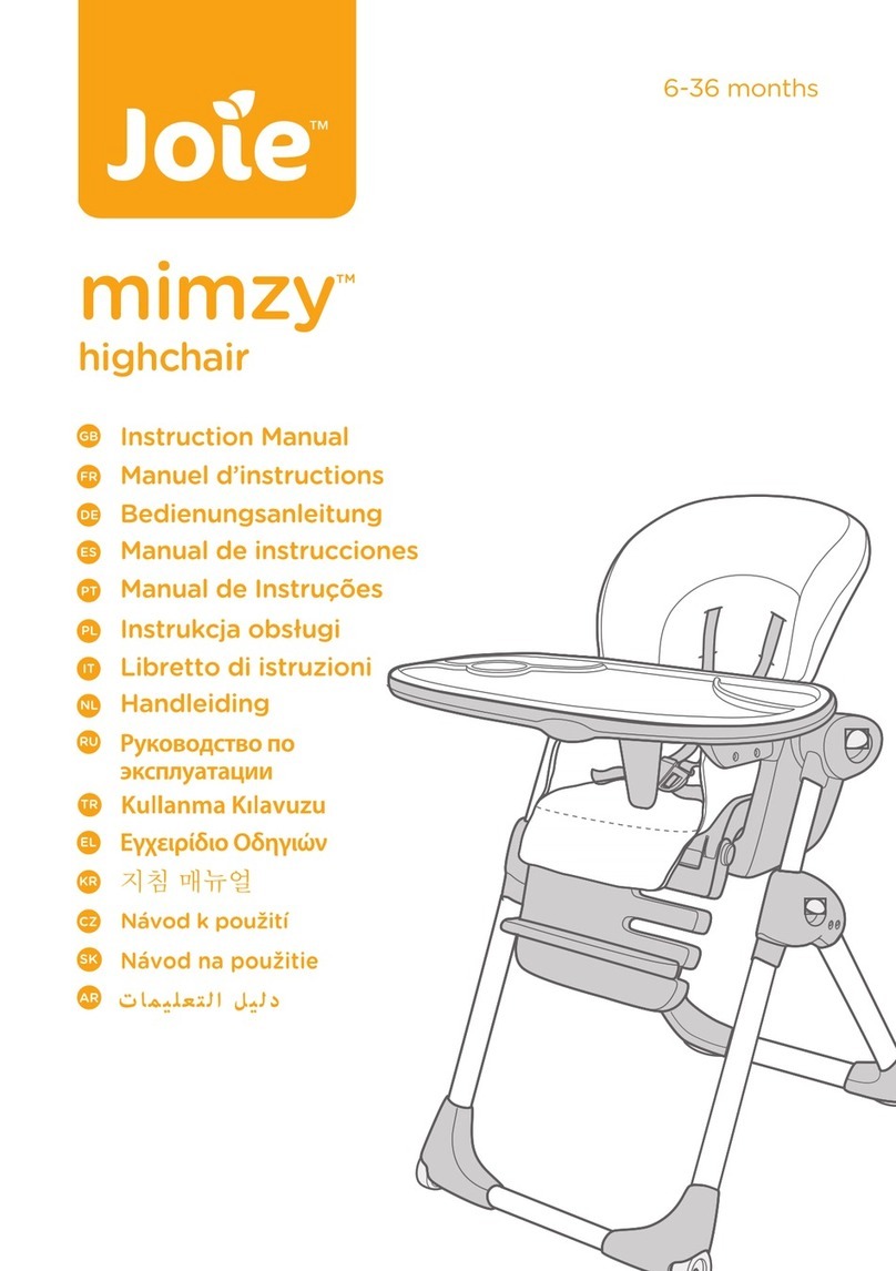 Joie Mimzy Manual de usuario