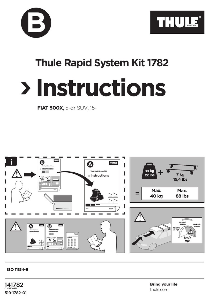 Thule Rapid System 1782 Manual de usuario Thule Rapid System 1782 Manual de usuario