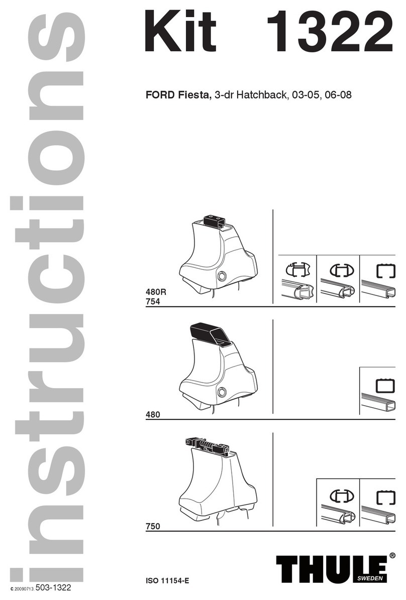 Thule 1322 Manual de usuario
