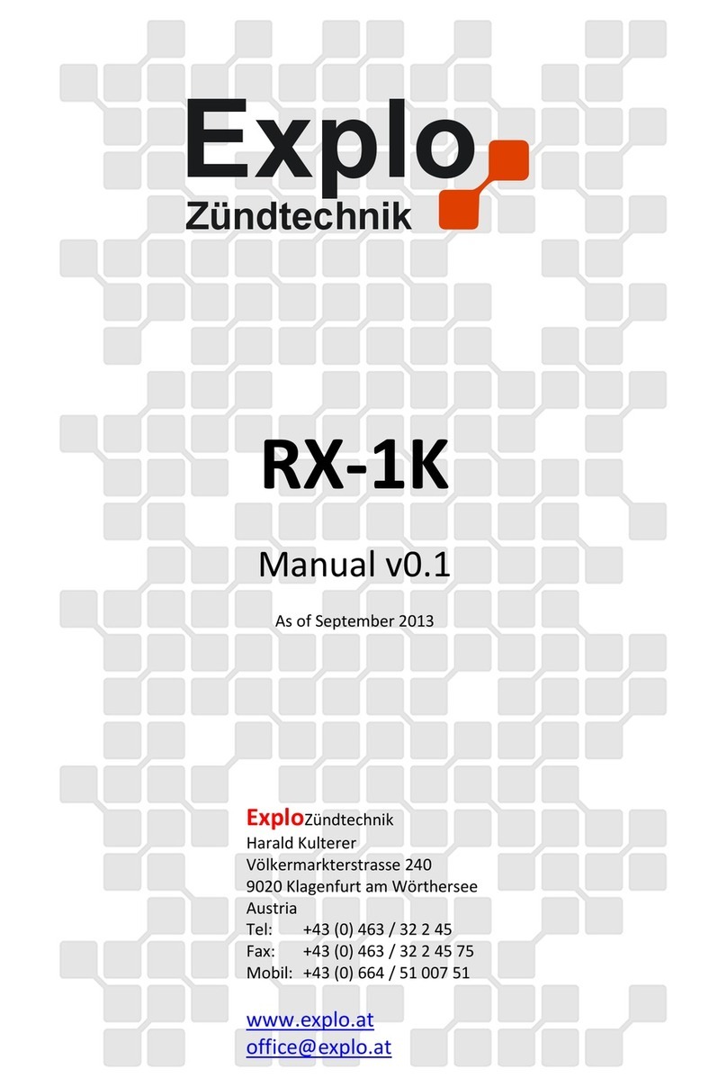 Explo RX-1K Manual de usuario Explo RX-1K Manual de usuario