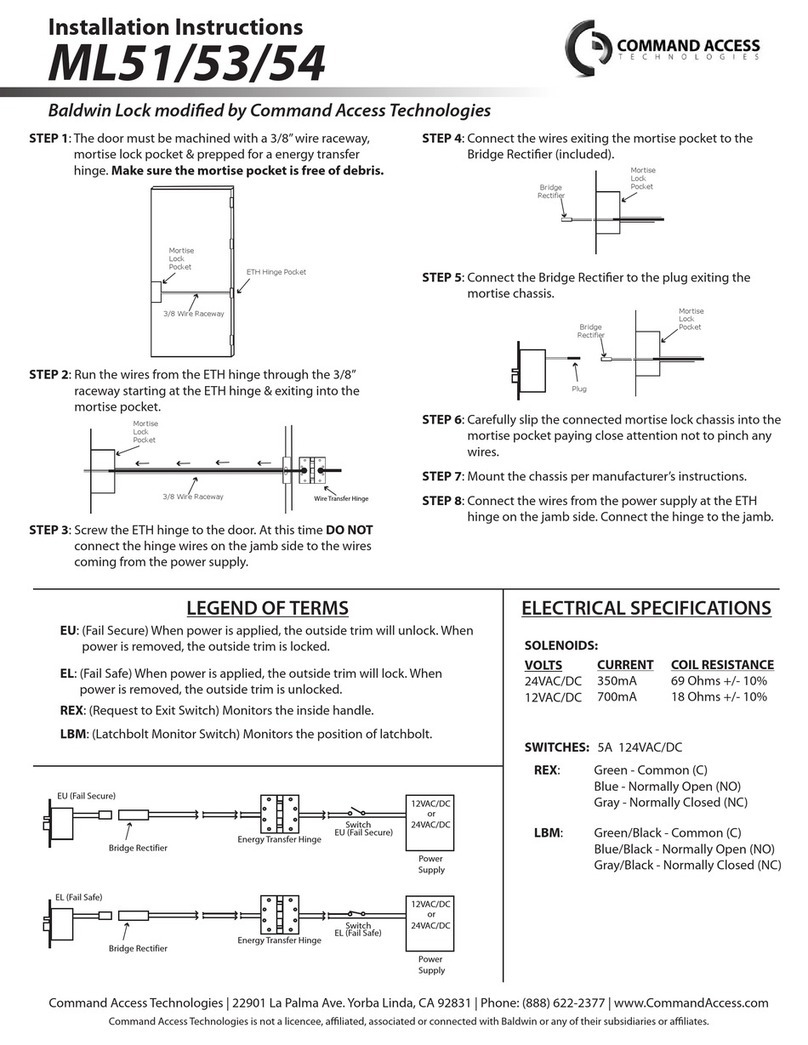 Command access ML51 Manual de usuario