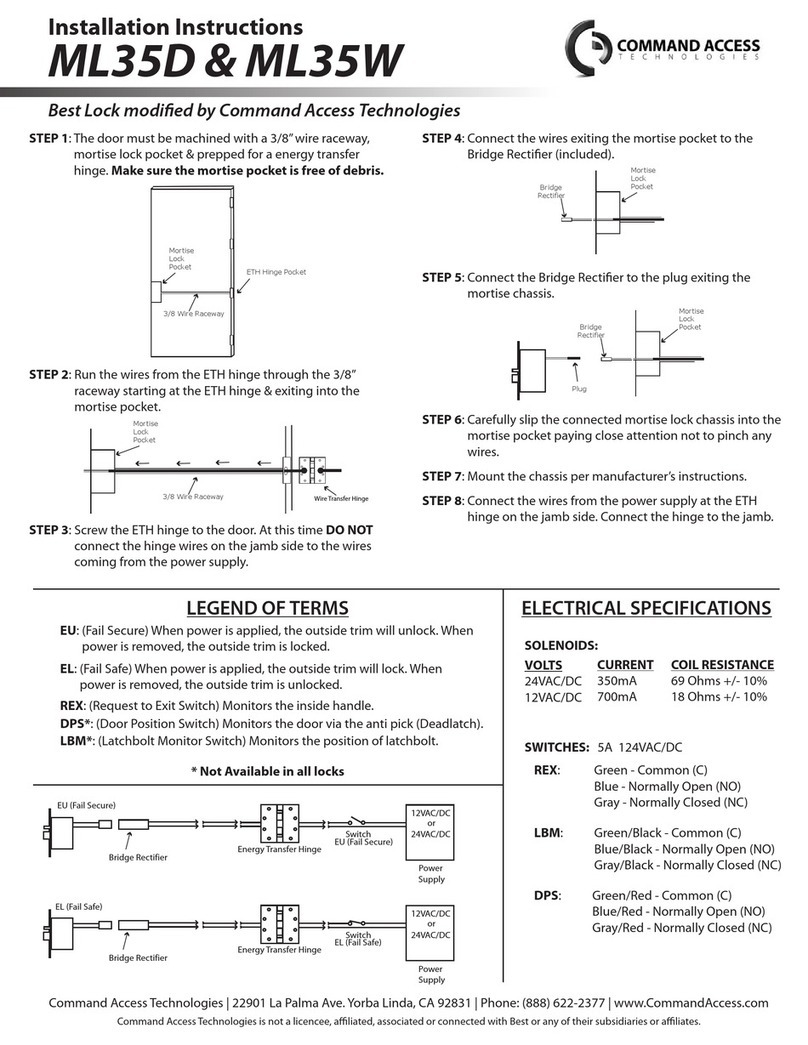Command access ML35D Manual de usuario
