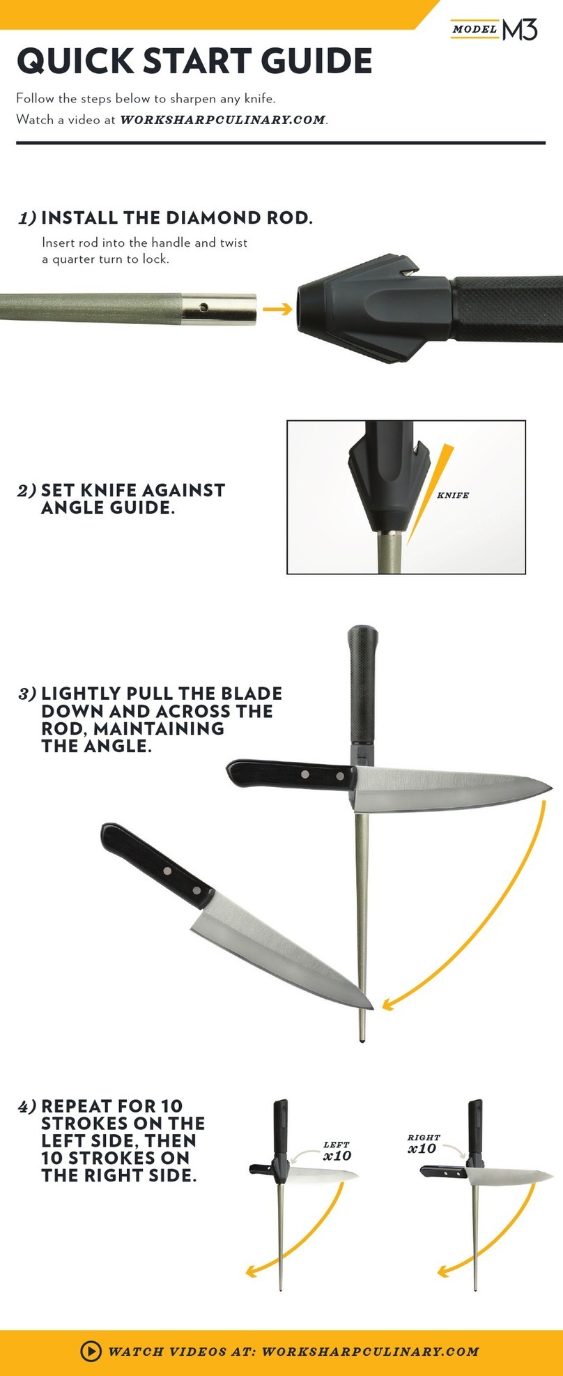 Work Sharp M3 Manual de usuario