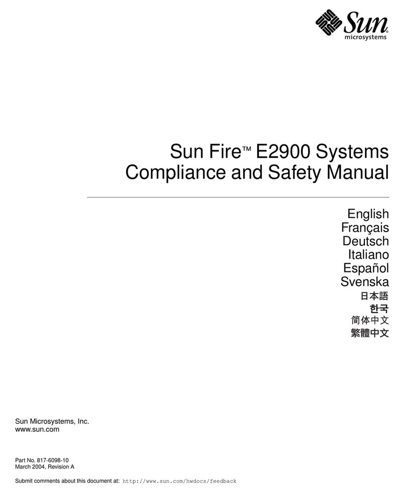Sun Microsystems Sun Fire E2900 Manual de instrucciones