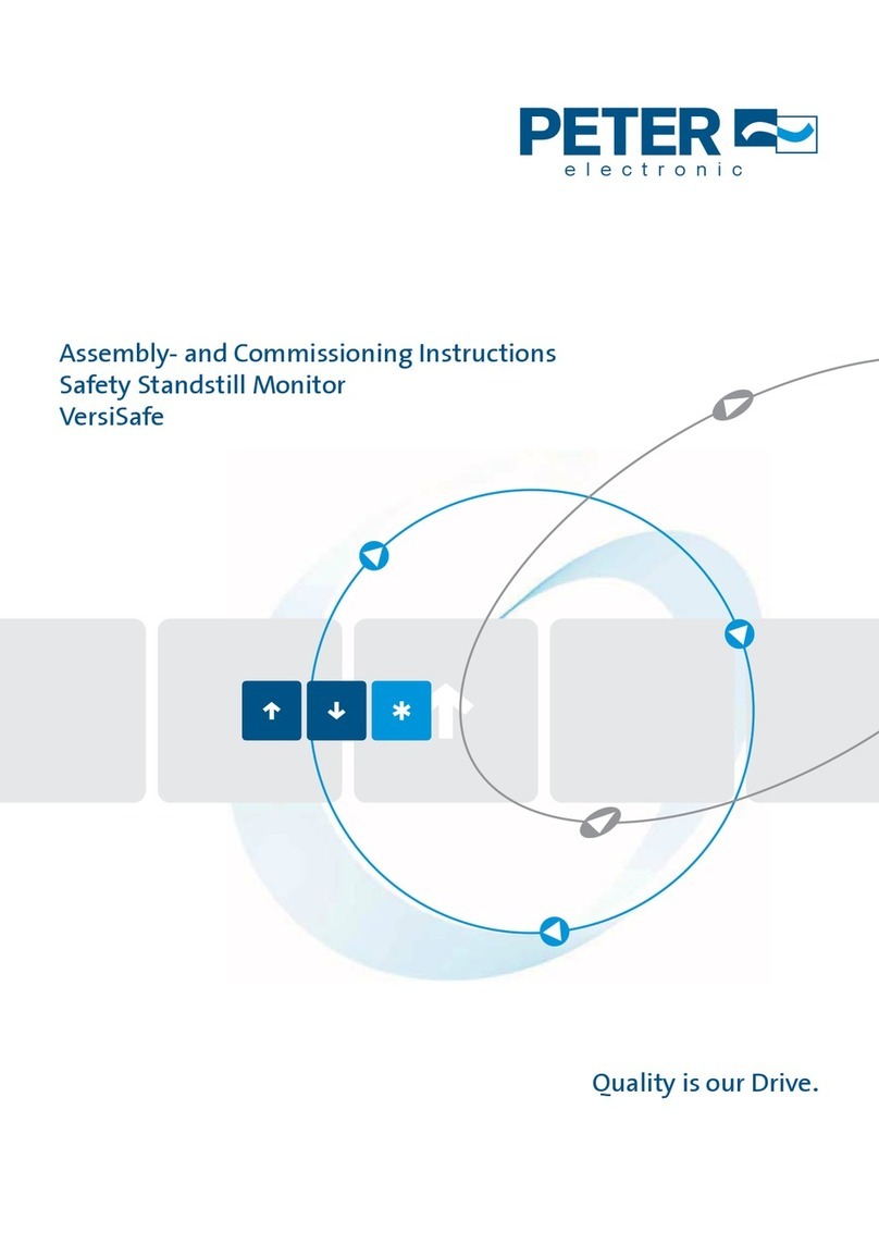 Peter electronic VersiSafe Manual de capacitación