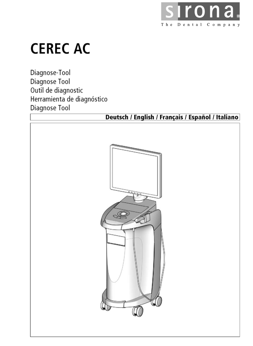 Sirona cerec ac Manual de usuario