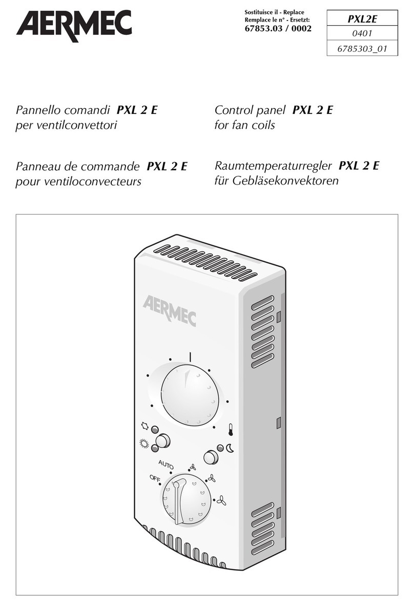 AERMEC PXL 2 E Manual de usuario