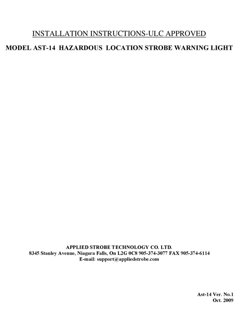Applied Strobe AST-14 Manual de usuario