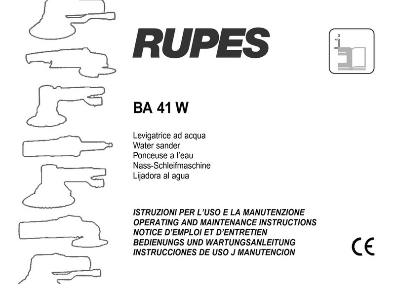 Rupes BA 41 W Manual