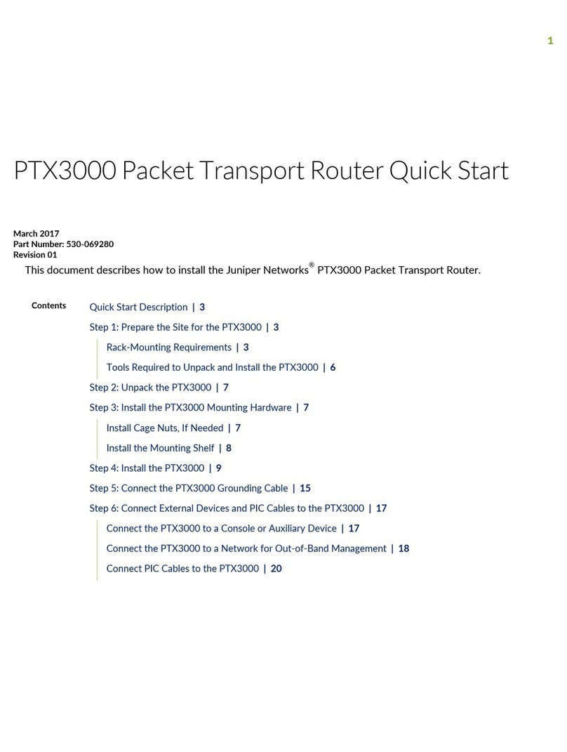 Juniper PTX3000 Manual de usuario