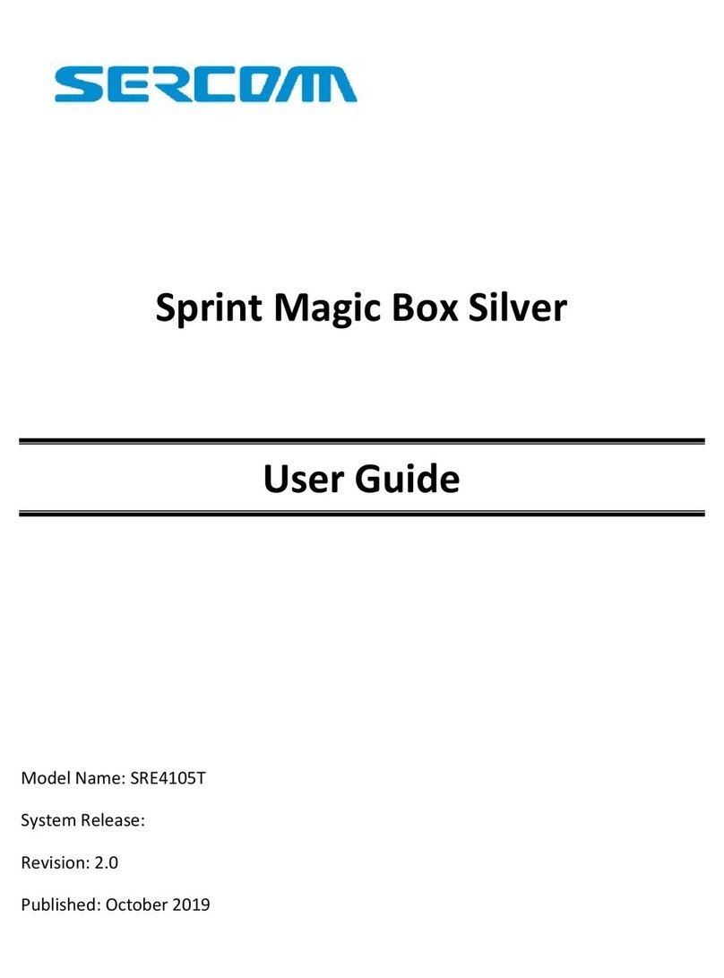 Sercomm Sprint Magic Box Silver Manual de usuario