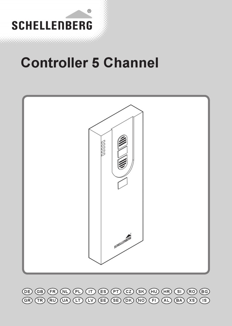 Schellenberg Controller 5 Channel Manual de usuario