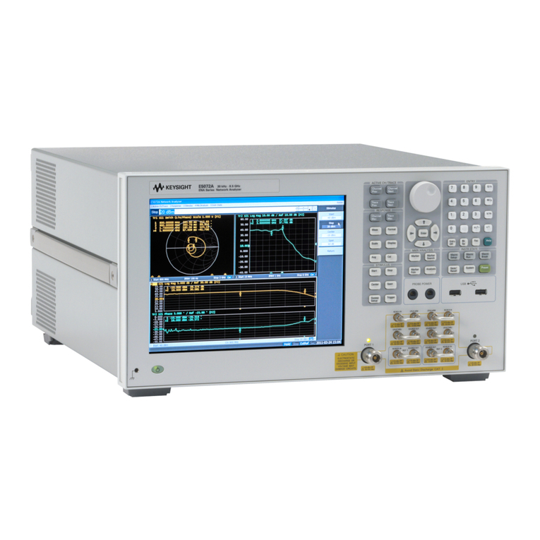 Keysight Technologies E5072A Manual de usuario