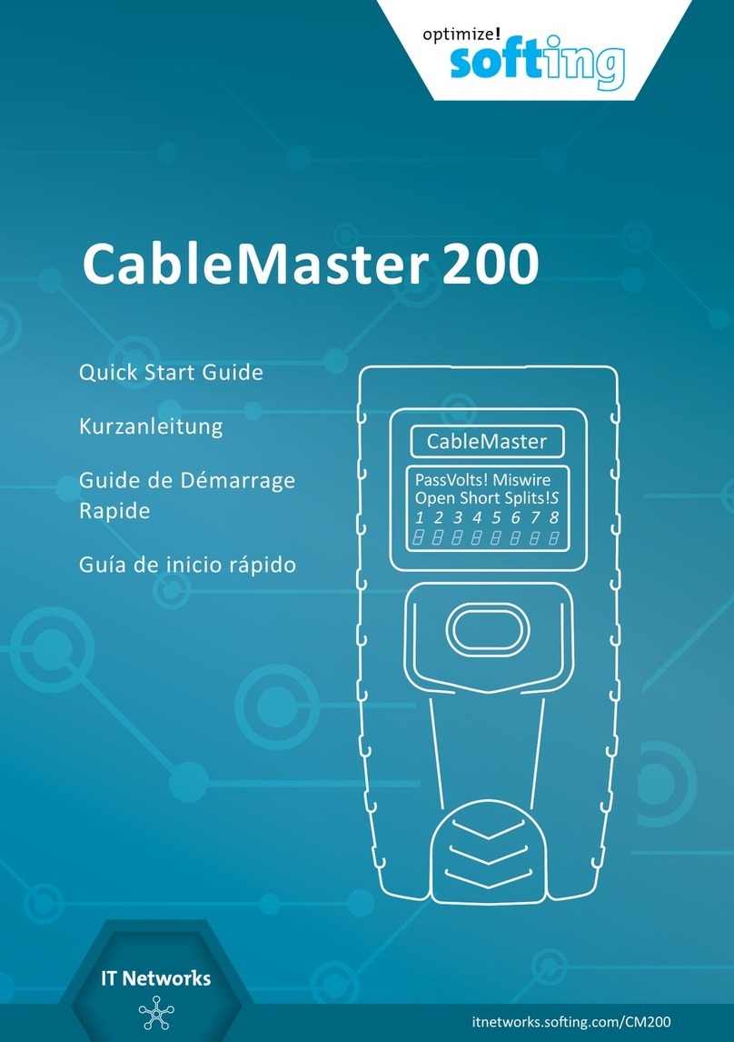 Softing CableMaster 200 Manual de usuario