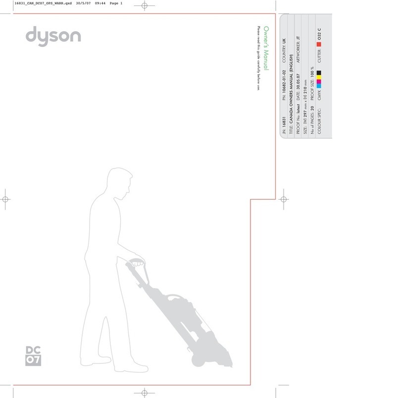 Dyson DCo7 Manual de usuario