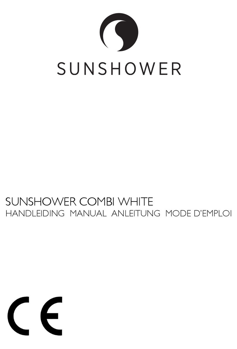 Sunshower COMBI WHITE Manual de usuario
