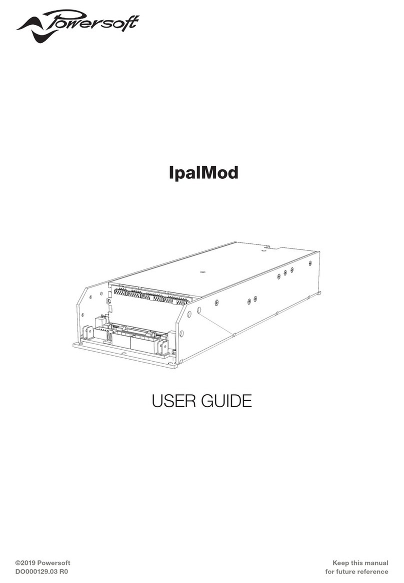 powersoft IpalMod Manual de usuario