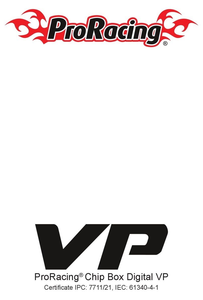 ProRacing VP Manual de usuario