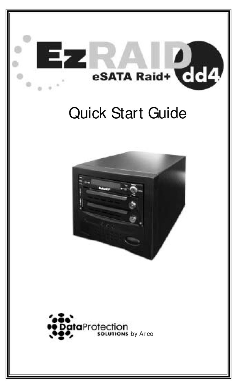 ARCO EzRAID eSATA RAID+ Manual de usuario