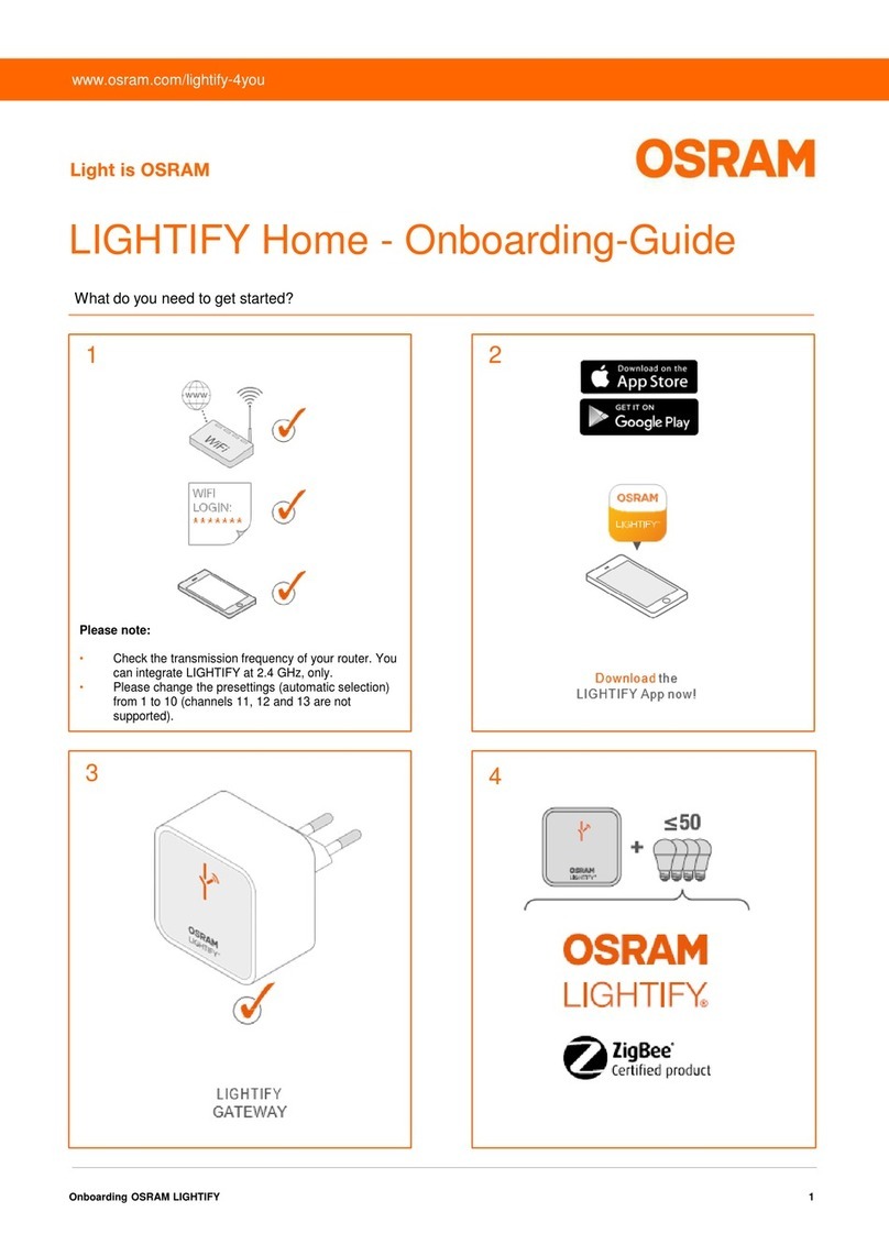 Osram LIGHTIFY Manual de usuario