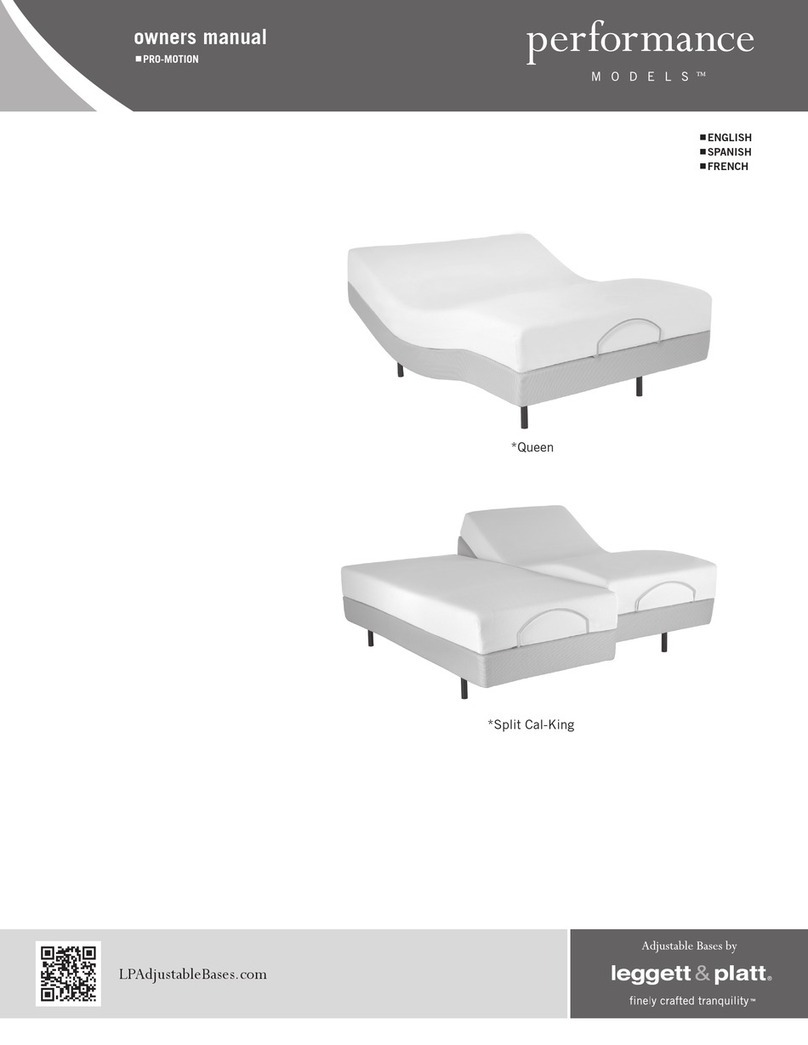 Leggett & Platt Performance Pro-motion Queen Manual de usuario