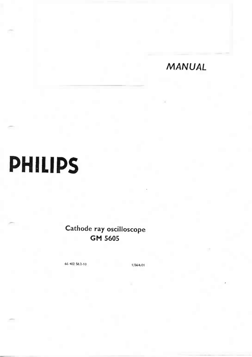 Philips GM 5605 Manual de usuario Philips GM 5605 Manual de usuario