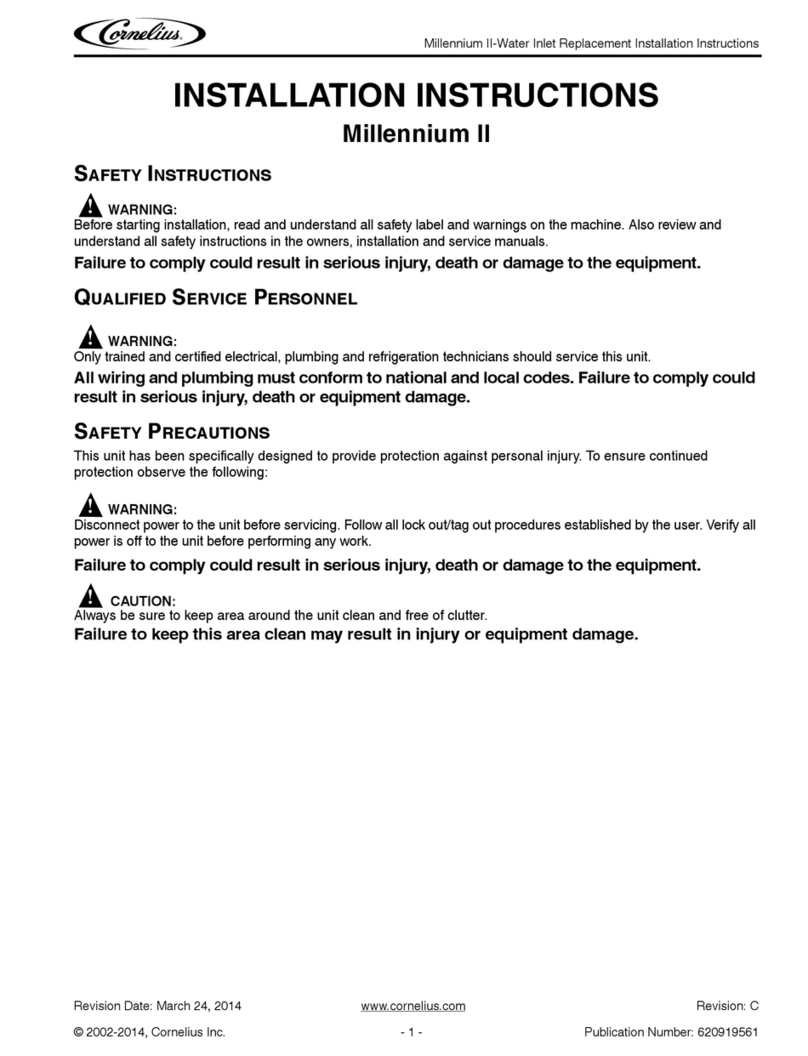 Cornelius Millenium II Manual de usuario