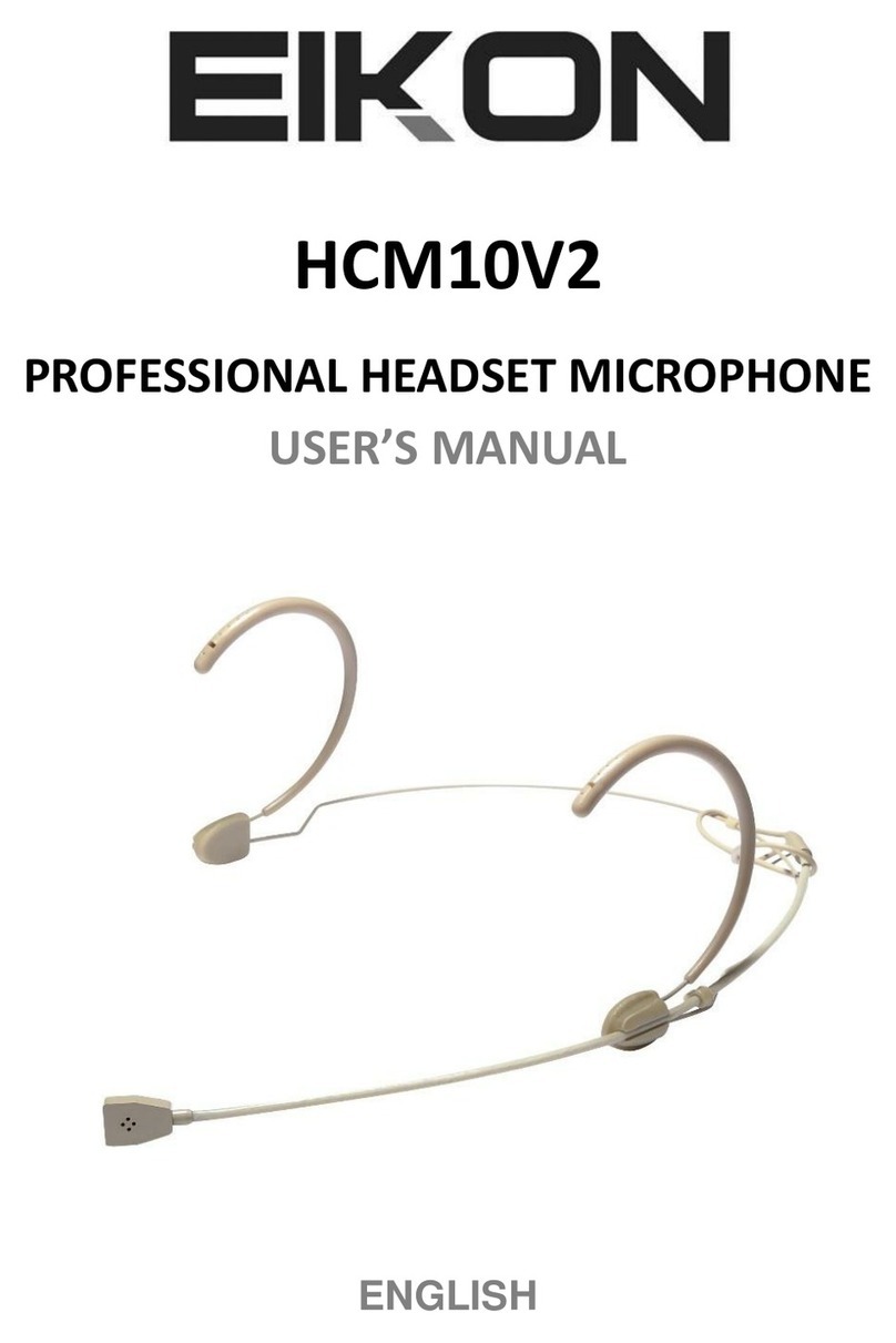 Eikon HCM10V2 Manual de usuario Eikon HCM10V2 Manual de usuario