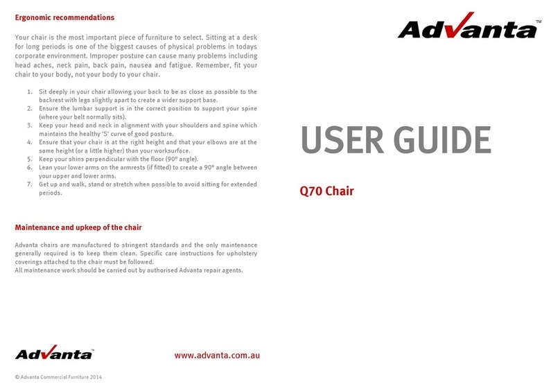 Advanta Q70 Manual de usuario