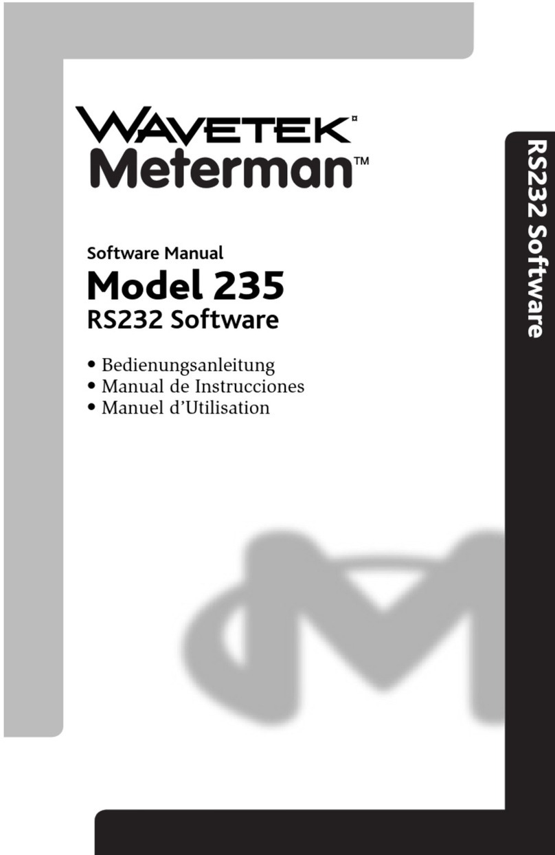 Wavetek Meterman 235 Instrucciones de montaje