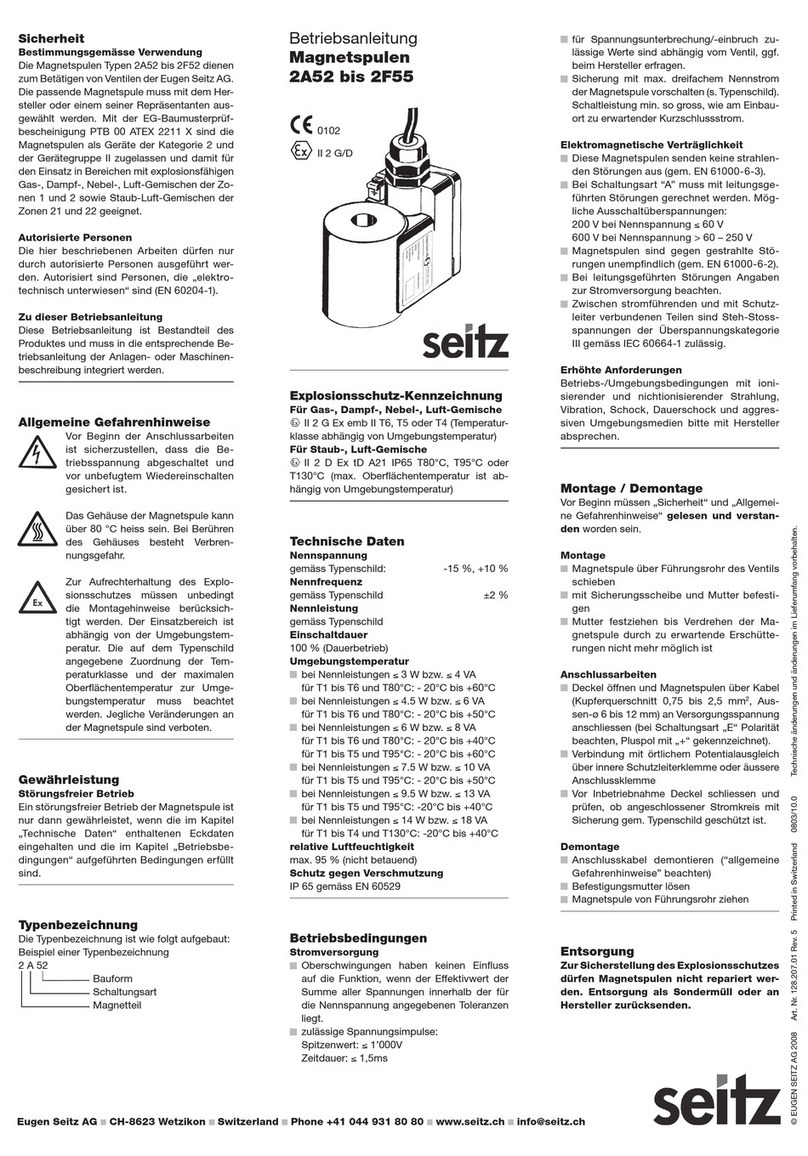Seitz 2A52 Manual de usuario