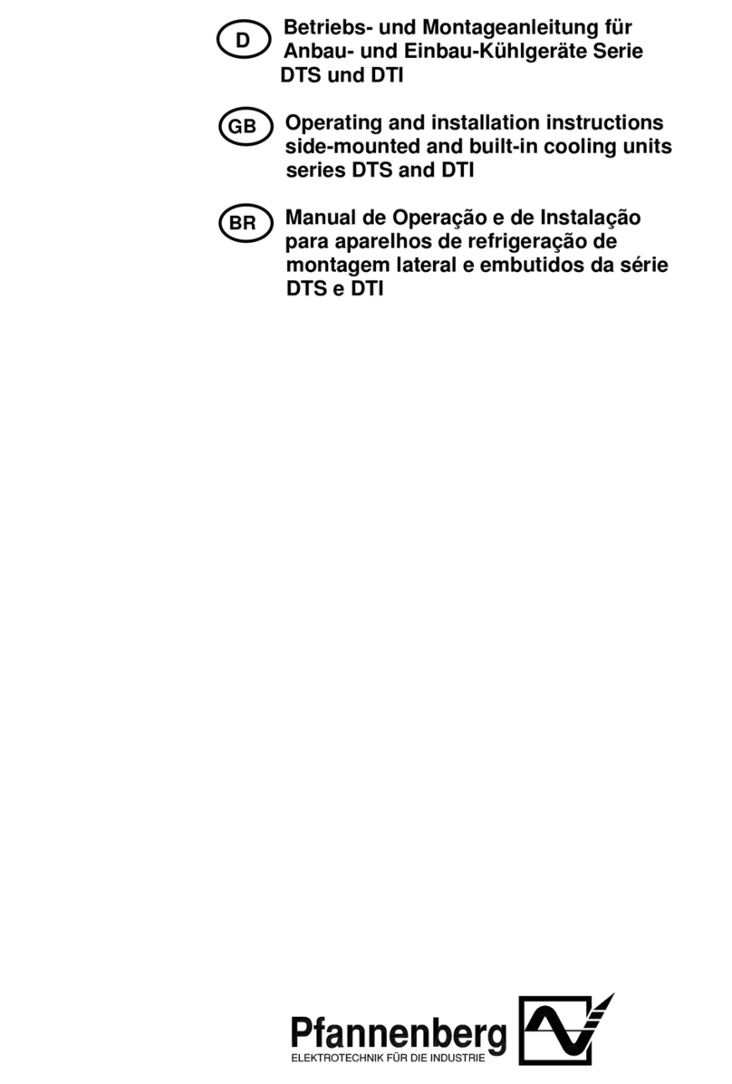 Pfannenberg DTS series Manual de usuario Pfannenberg DTS series Manual de usuario