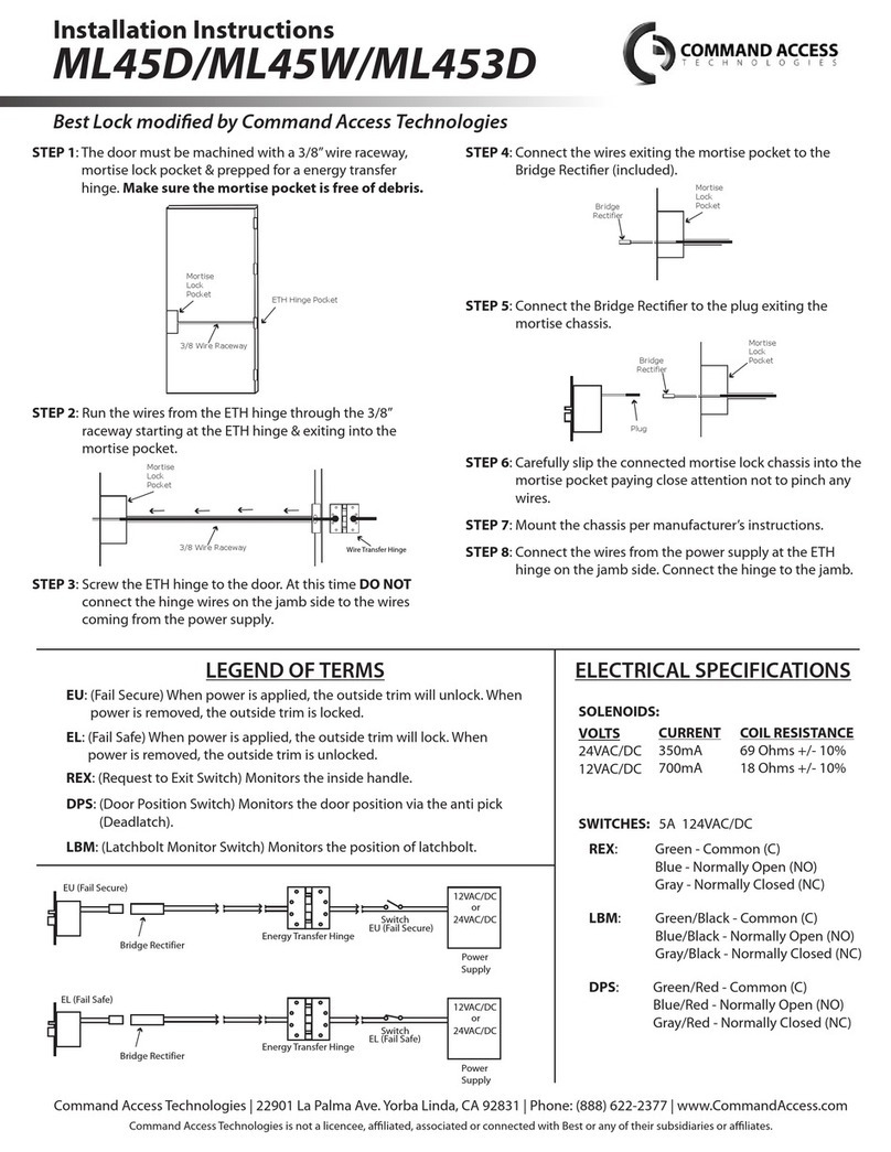 Command access ML45D Manual de usuario