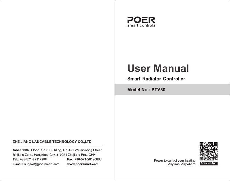 POER PTV30 Manual de usuario