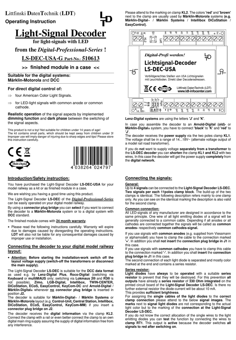 LDT LS-DEC-USA Manual de usuario